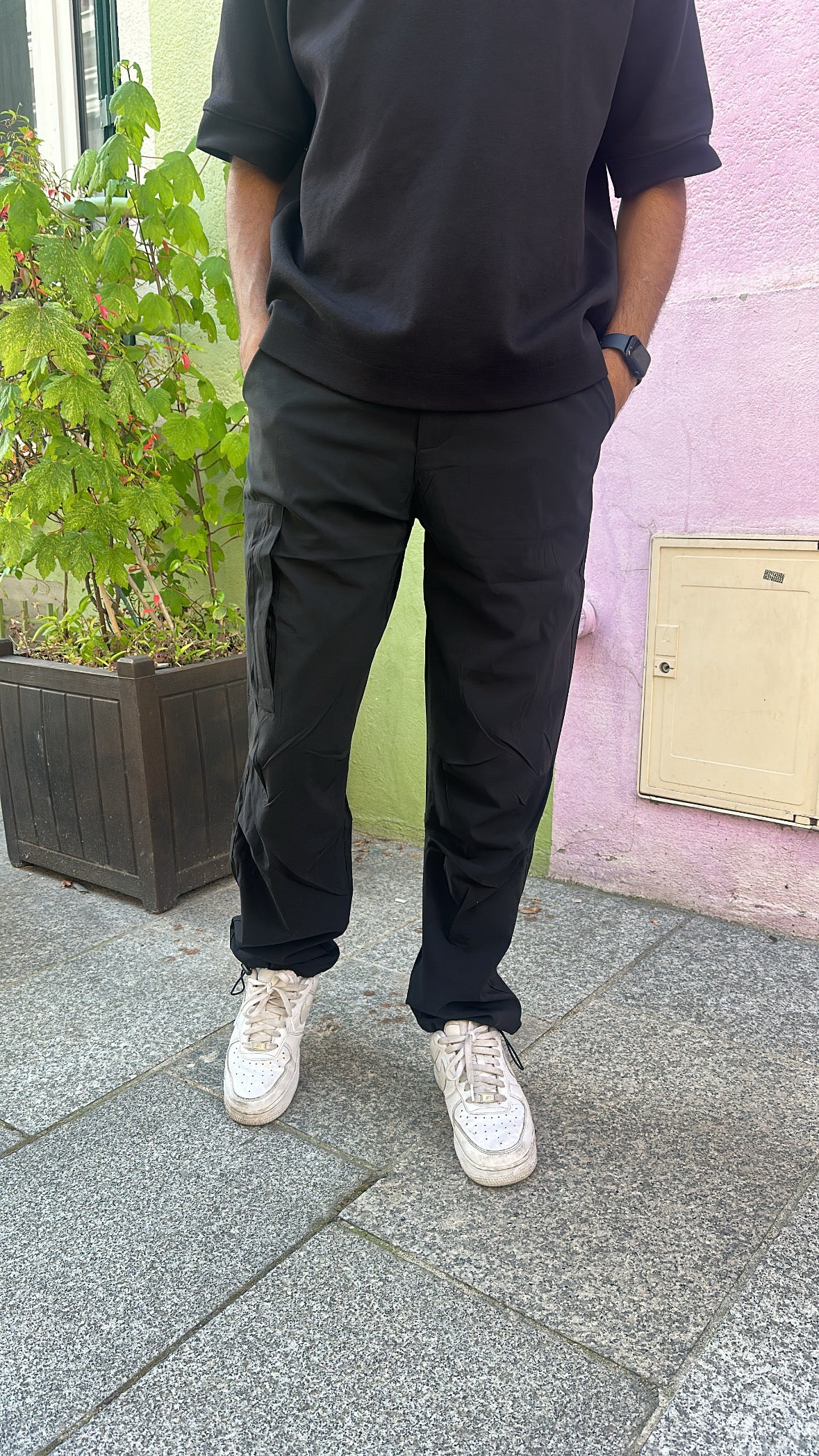 Pantalon cargo décontractée - Black