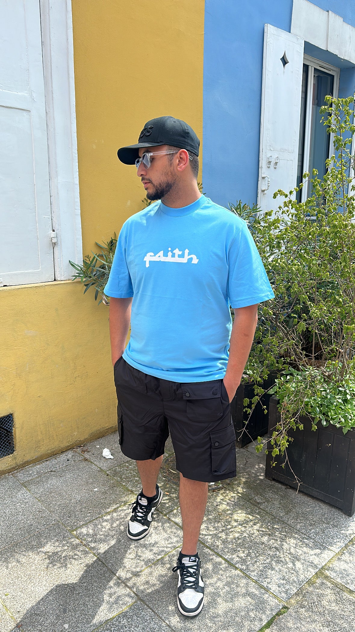 T-shirt Arabic - Blue