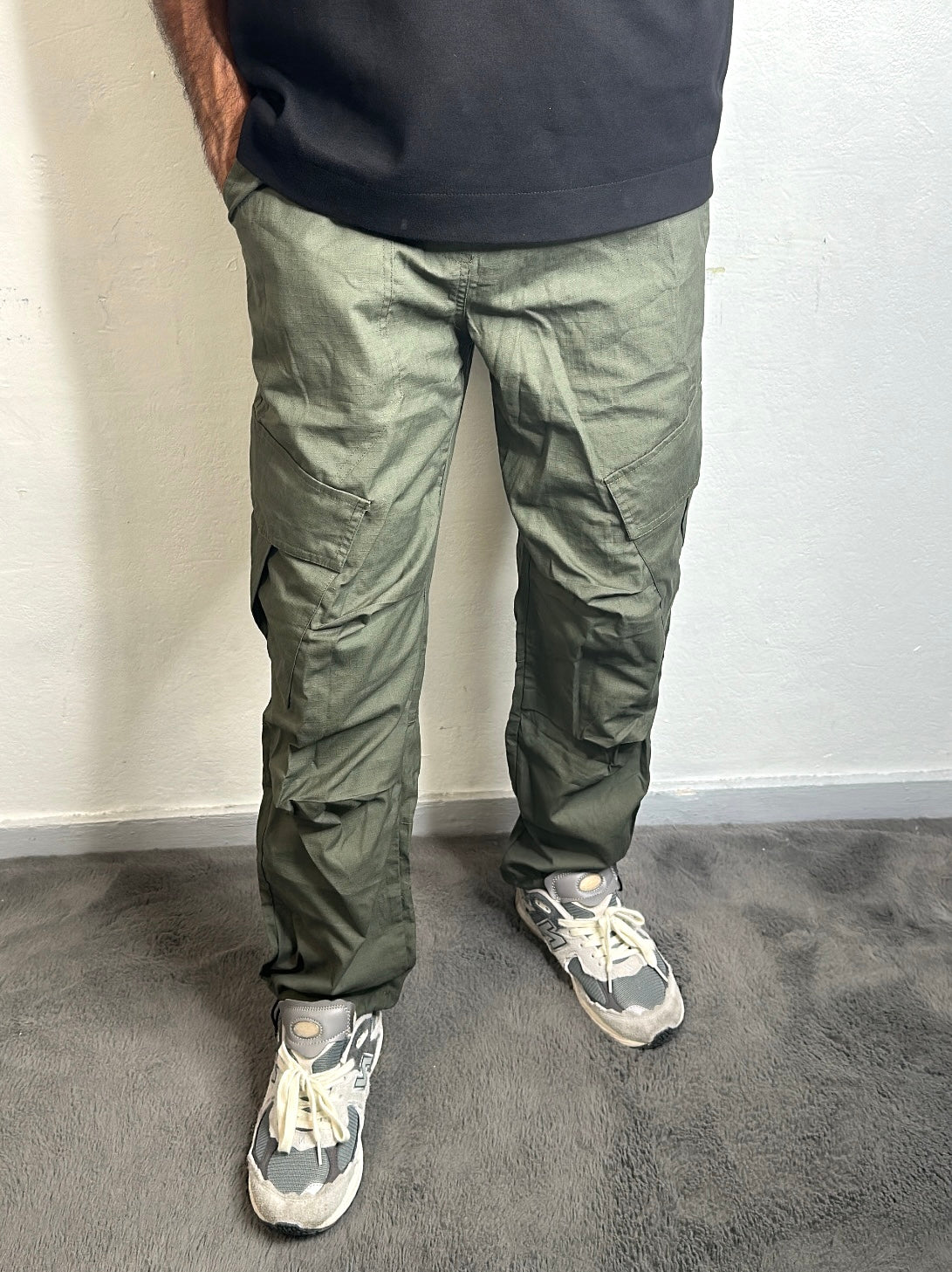 Pantalon Ample cargo - Kaki