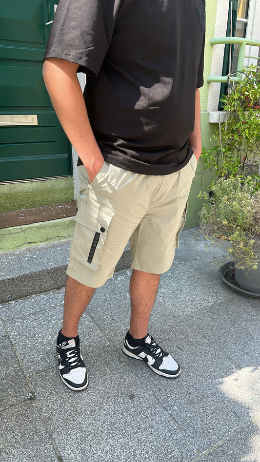 Shorts casuales - Caqui