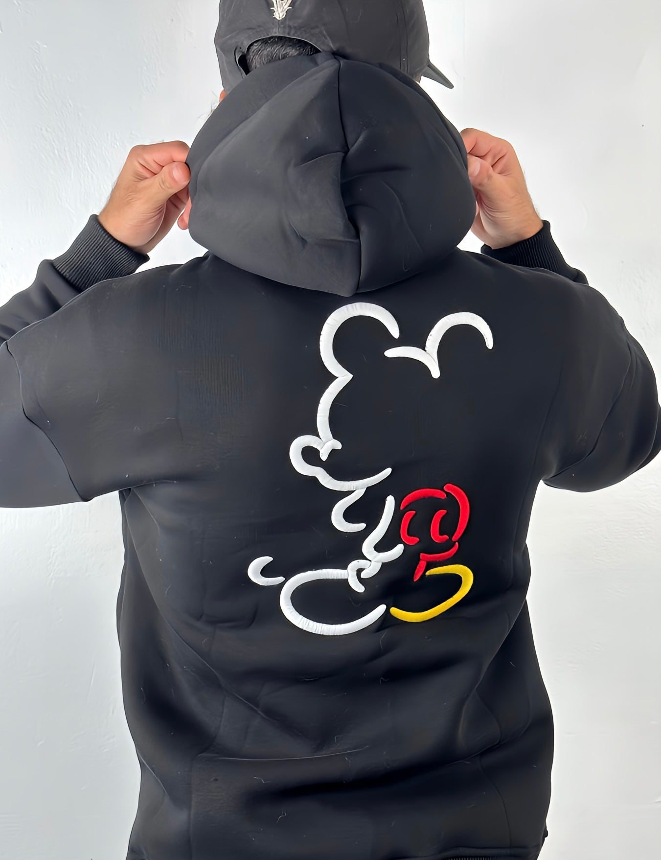 Sudadera con capucha Street Mickey - Negro